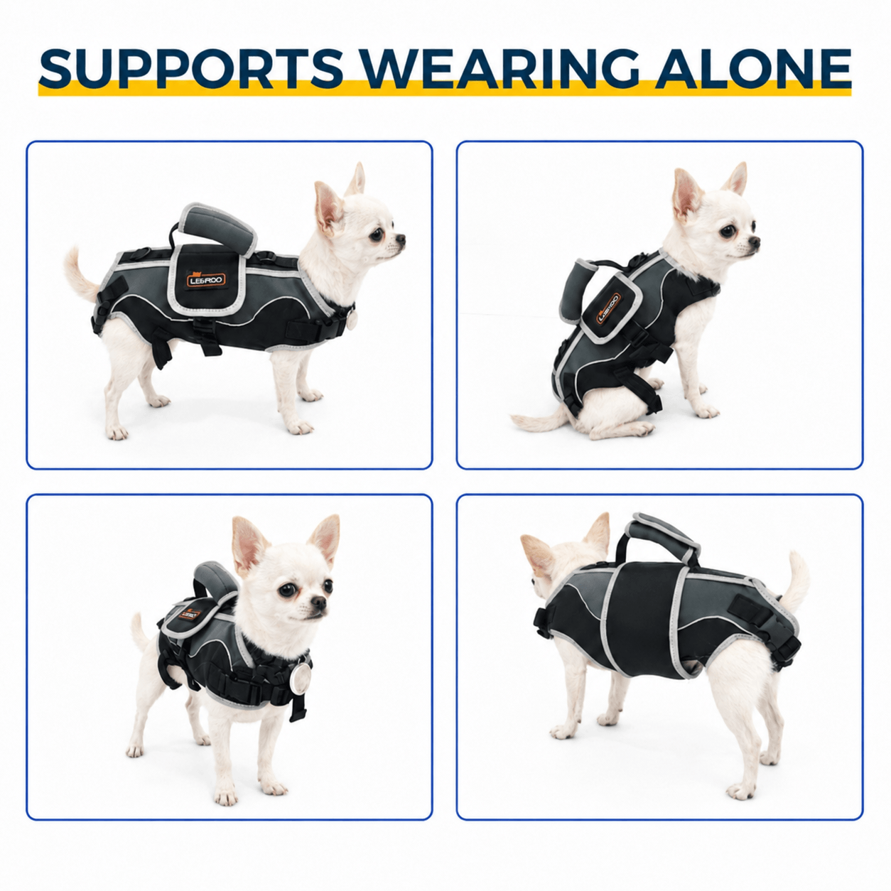 Lispoo Dog Lifting Harness for Disabled & Senior Dogs
