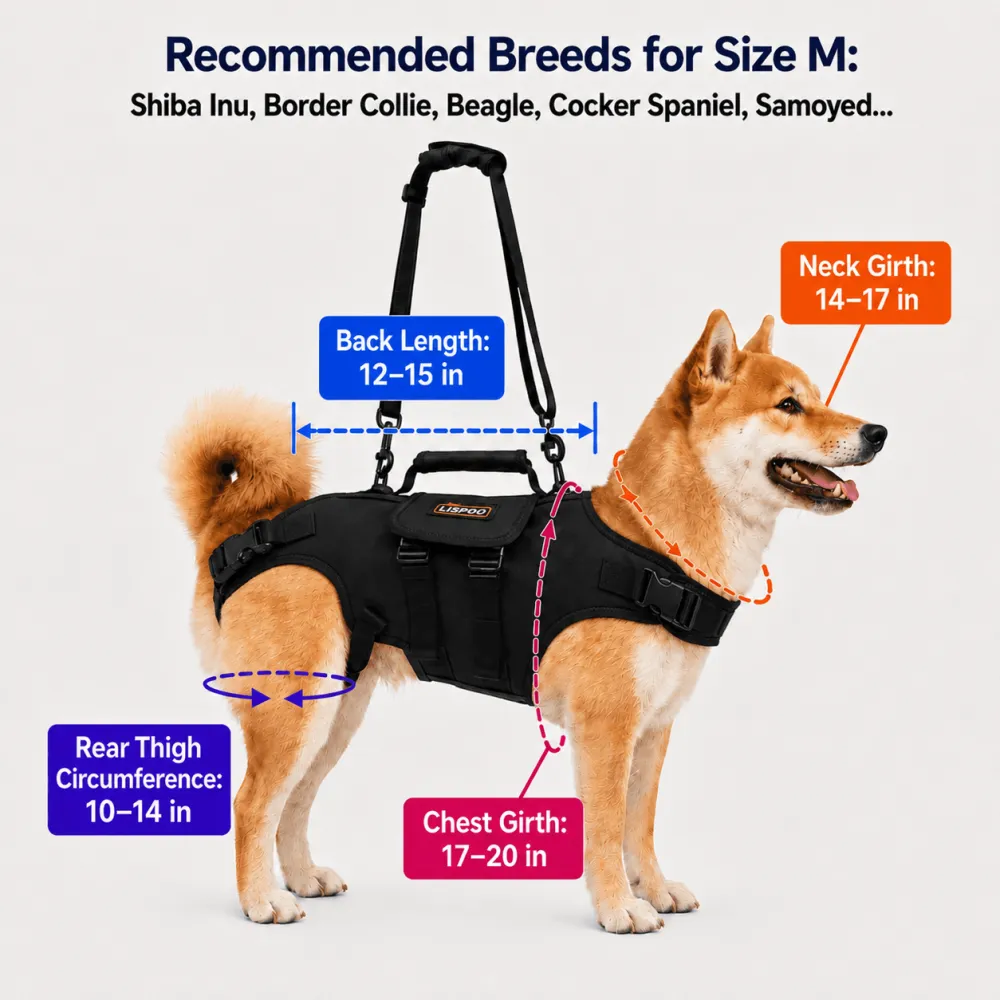 Lispoo Full Body Lift Harness for Dogs