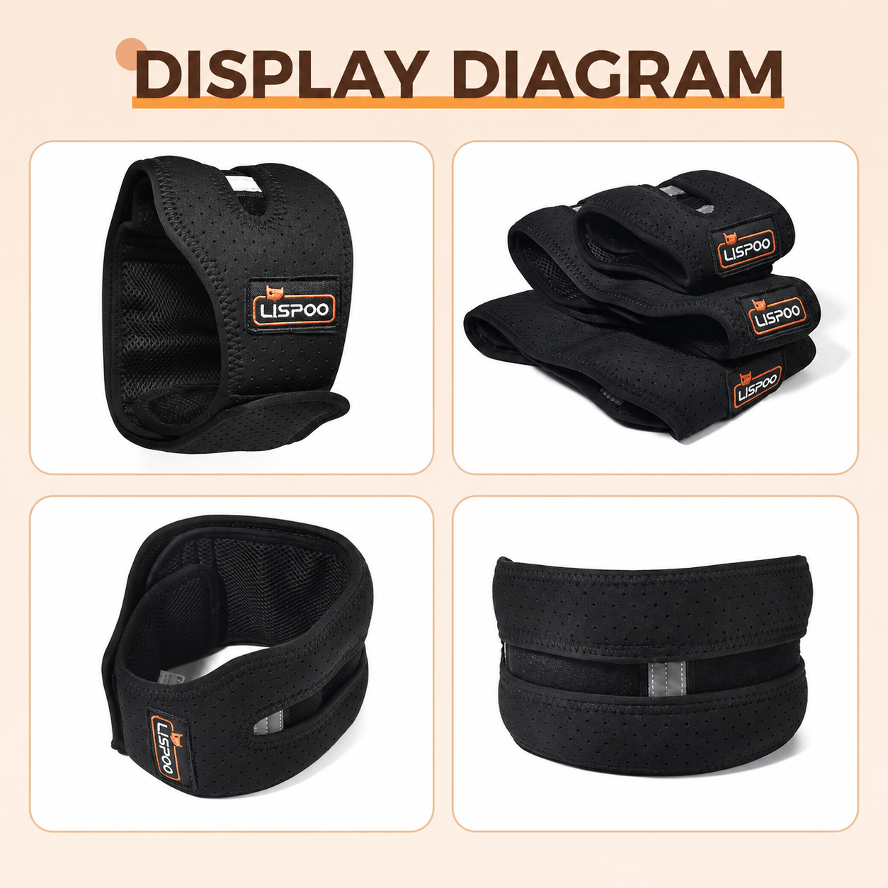 Lispoo Dog Neck Brace Collar