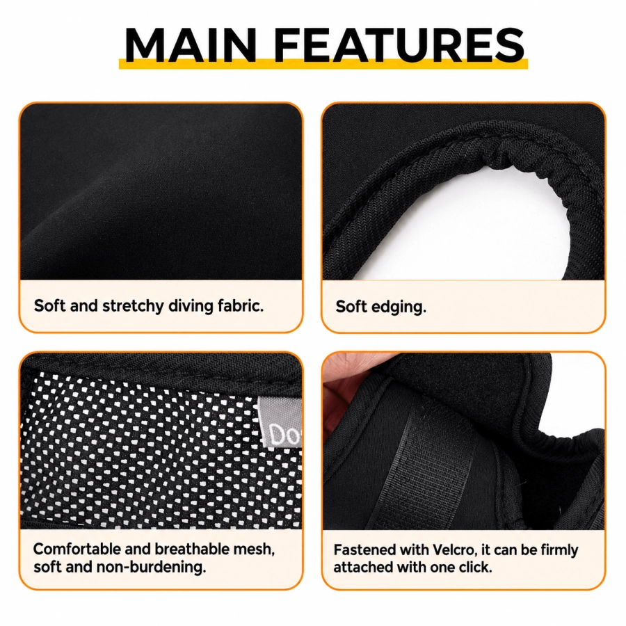 Lispoo Dog Rear Leg Brace for Patella Luxation