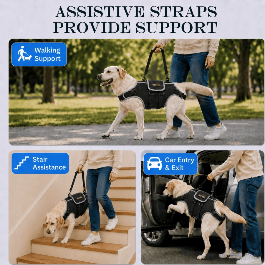 Lispoo Dog Harness Lift Assist