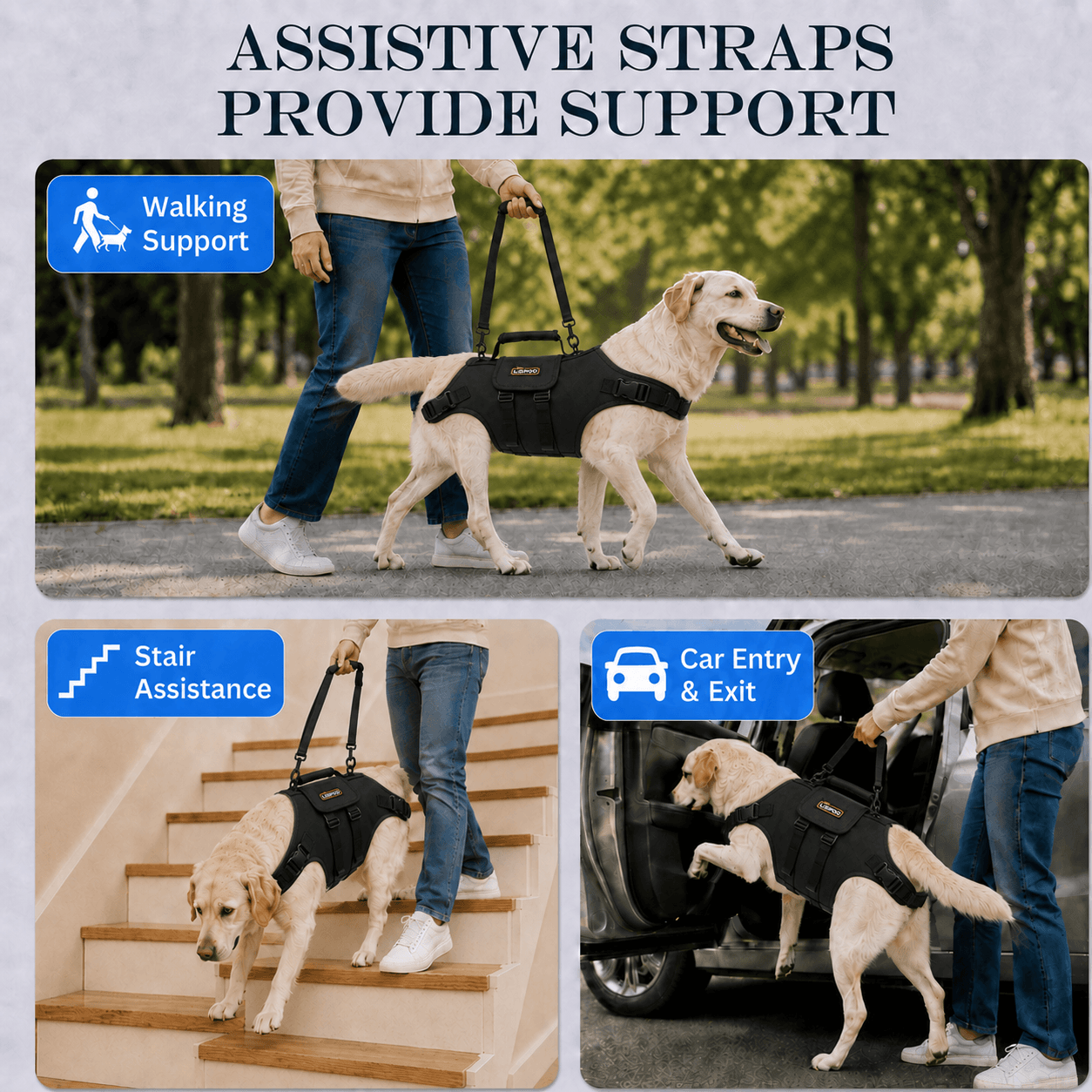 Lispoo Full Body Lift Harness for Dogs