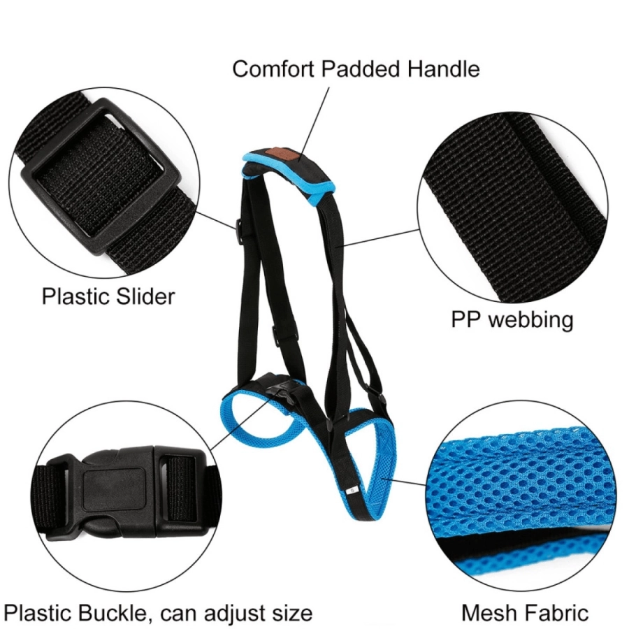 Lispoo Dog Rear Leg Harness with Handle for Lifting