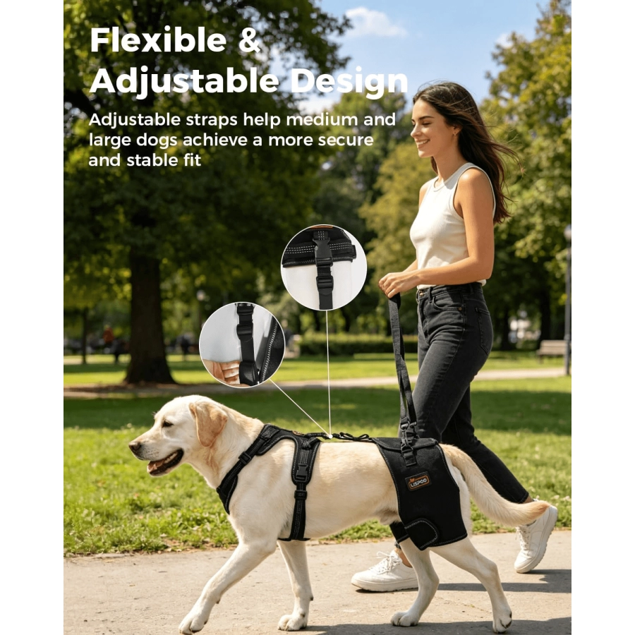 Lispoo Dog Hip Support Brace with Lift Handle