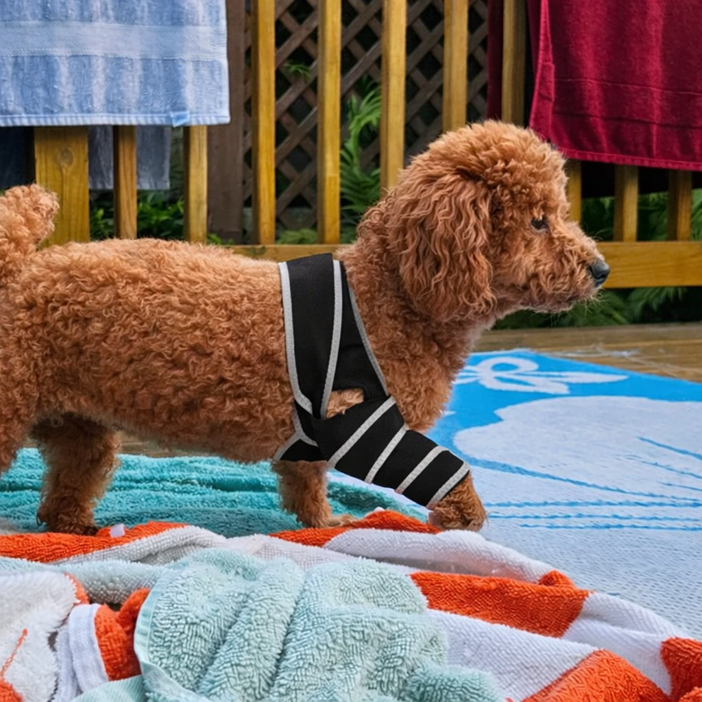 Lispoo Universal Dog Leg Brace review Lily