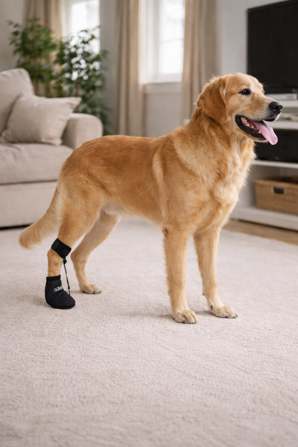 LISPOO Toe-Up No Knuckling Dog Boot Brace review Layla