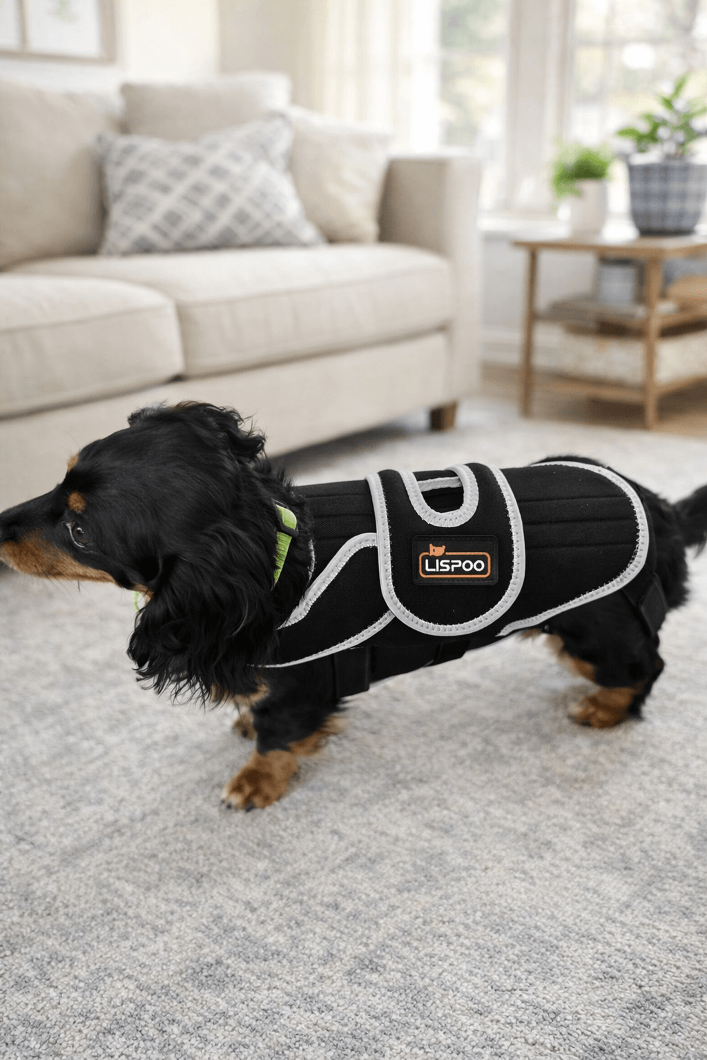 Lispoo Dog Back Brace for IVDD & Spine Support review Charlotte