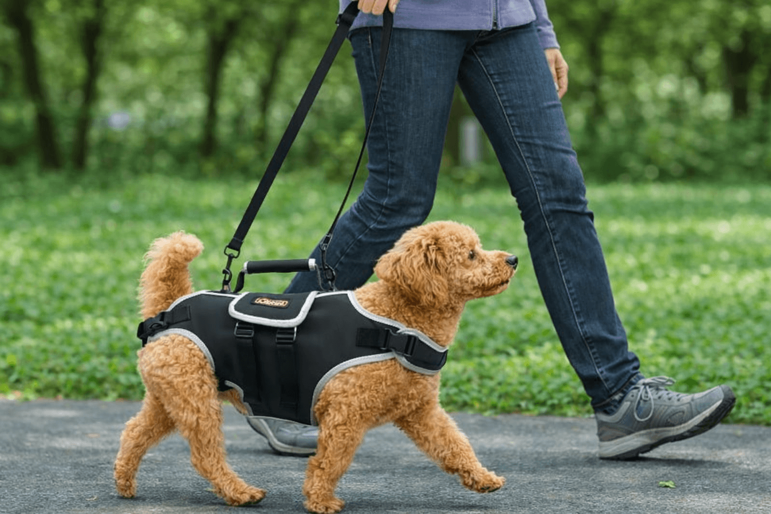 Lispoo Dog Lifting Harness for Disabled & Senior Dogs review Emily