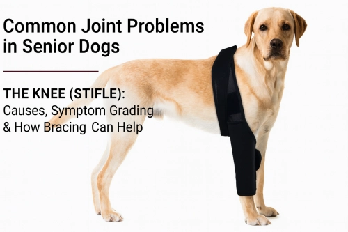 Common Joint Problems in Senior Dogs — The Knee (Stifle): Causes, Symptom Grading and How Bracing Can Help