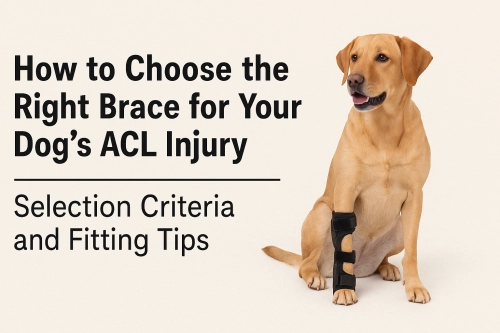 How to Choose the Right Brace for Your Dog’s ACL Injury: Selection Criteria and Fitting Tips