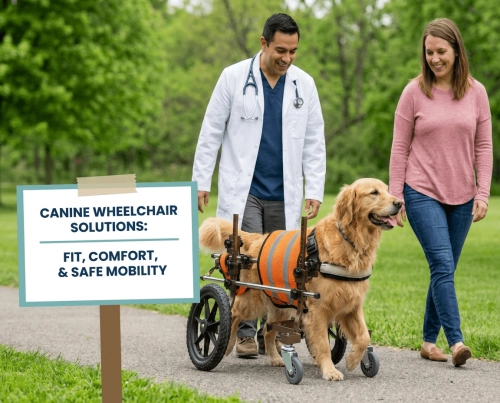 Canine Wheelchair Solutions for Dogs With Disabilities Focusing on Fit, Comfort, and Safe Mobility