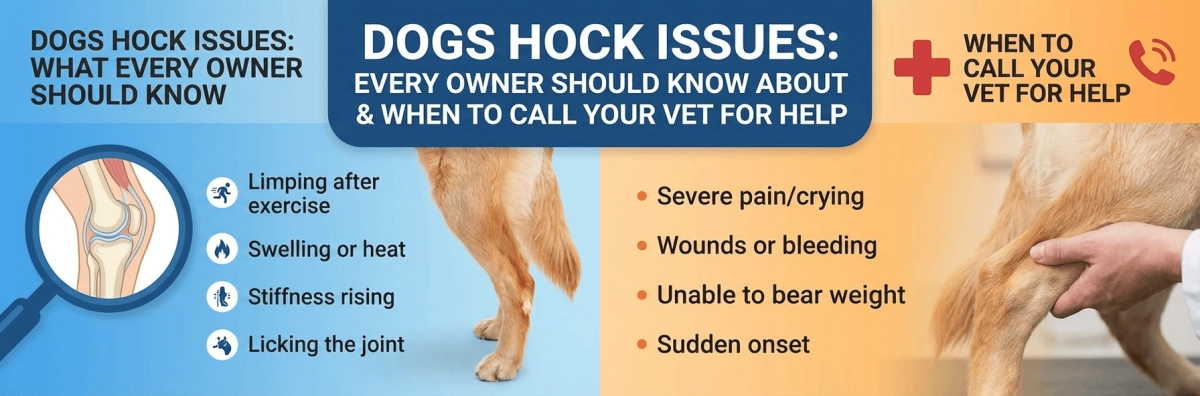 Dogs hock issues every owner should know about and when to call your vet for help