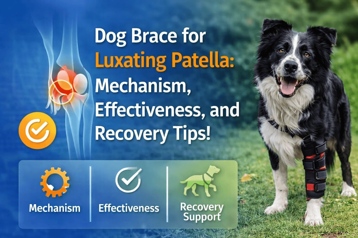 Dog Brace for Luxating Patella: Mechanism, Effectiveness, and Recovery Tips