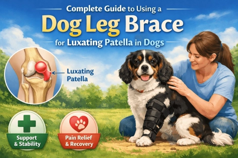 Complete guide to using a dog leg brace for luxating patella in dogs