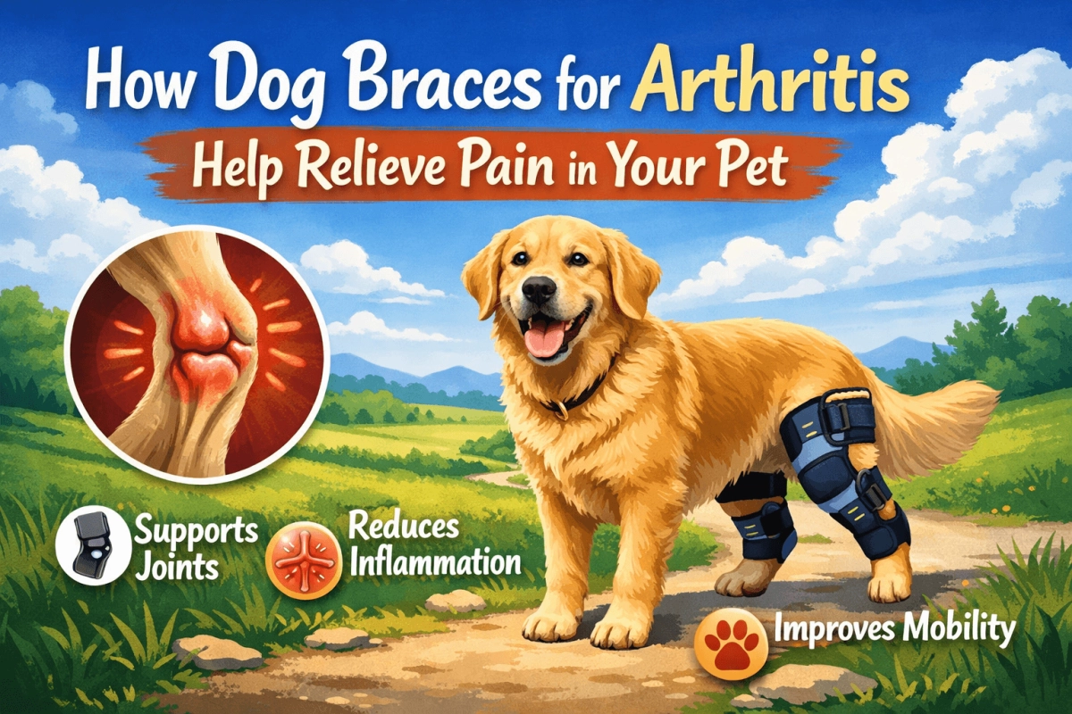How Dog Braces for Arthritis Help Relieve Pain in Your Pet