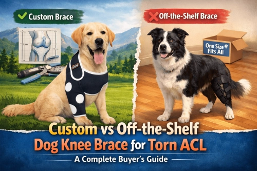 Custom vs Off-the-Shelf Dog Knee Brace for Torn ACL A Complete Buyer’s Guide