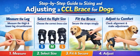 Step-by-Step Guide to Sizing and Adjusting A CCL Brace for Dogs