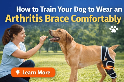 How to Train Your Dog to Wear an Arthritis Brace Comfortably