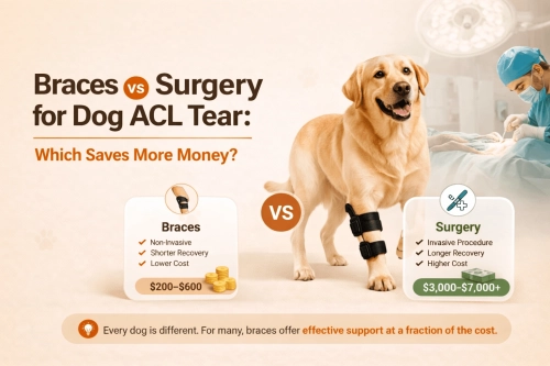 Braces vs Surgery for Dog ACL Tear: Which Saves More Money？