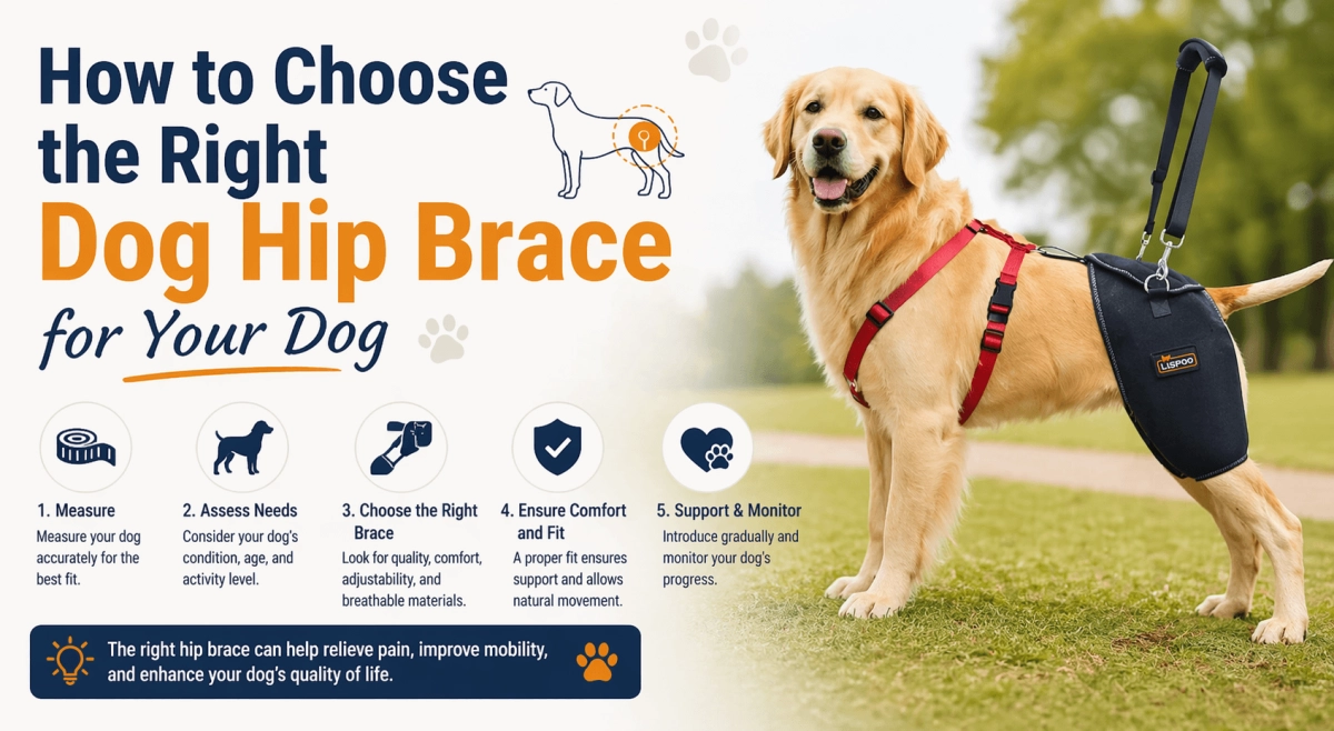 How to Choose the Right Dog Hip Brace for Your Dog