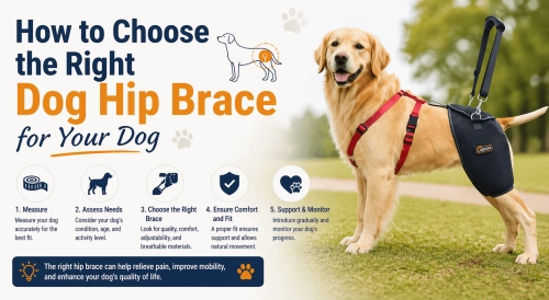 How to Choose the Right Dog Hip Brace for Your Dog