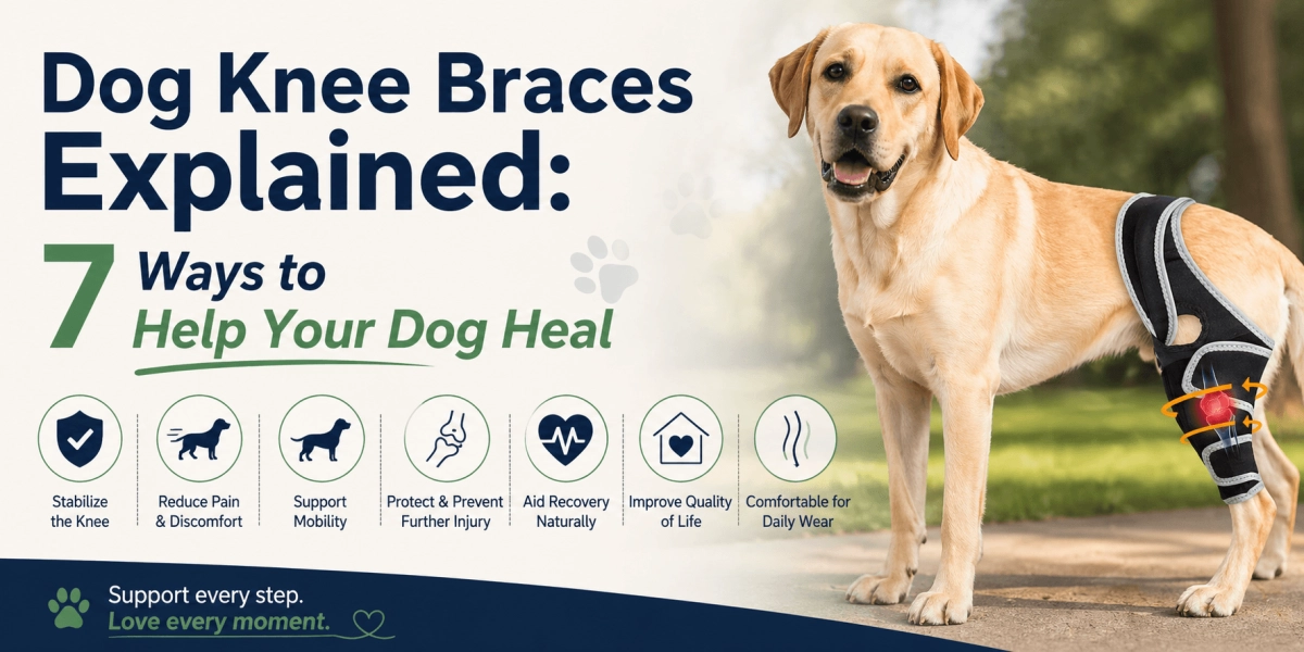Dog Knee Braces Explained: 7 Ways to Help Your Dog Heal