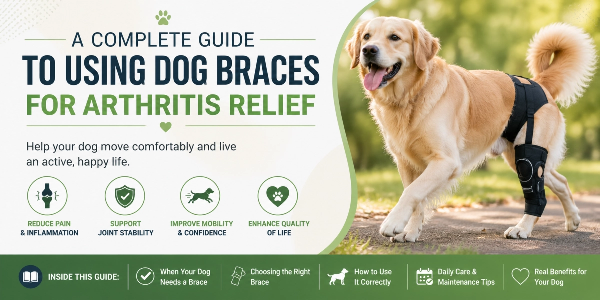 A Complete Guide to Using Dog Braces for Arthritis Relief
