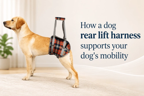 How A Dog Rear Lift Harness Supports Your Dog's Mobility