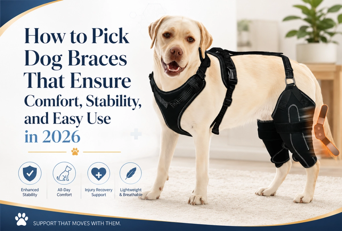 How to Pick Dog Braces That Ensure Comfort, Stability, and Easy Use in 2026