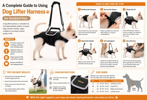 A Complete Guide to Using Dog Lifter Harness for Disabled Pets