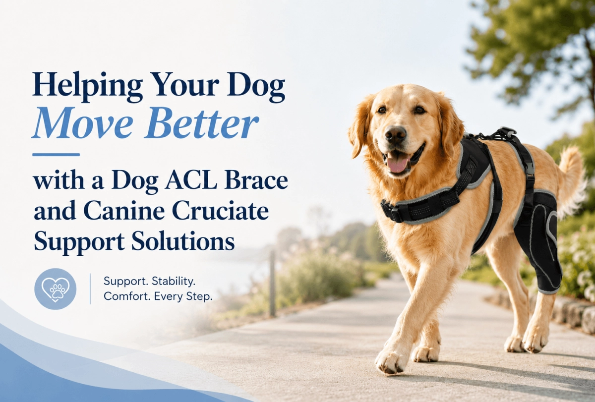 Helping Your Dog Move Better with a Dog ACL Brace and Canine Cruciate Support Solutions