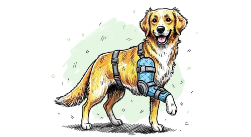 Dog Elbow Brace for Arthritis and Front Leg Support for Gradual Improvement in Mobility and Confidence