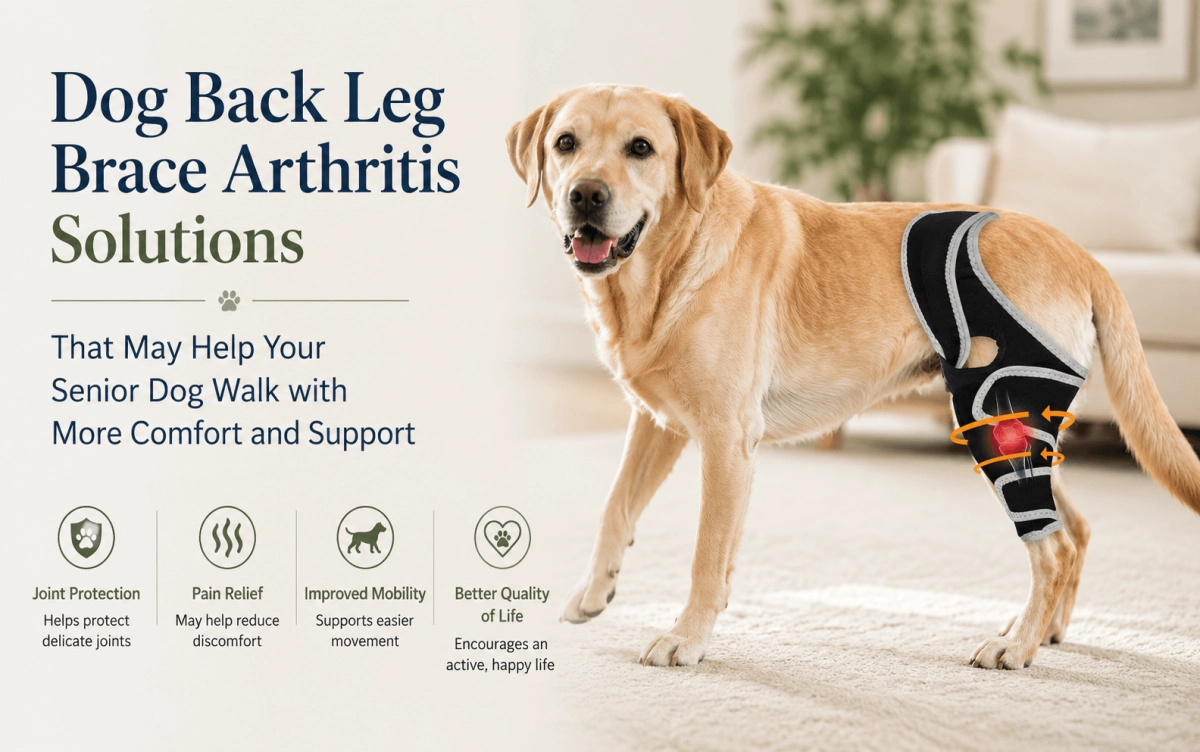 Dog Back Leg Brace Arthritis Solutions That May Help Your Senior Dog Walk with More Comfort and Support