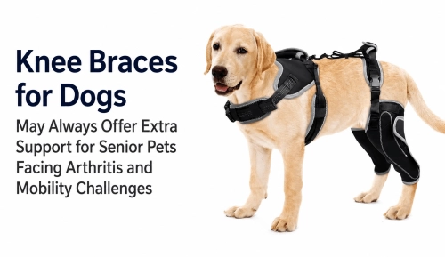 Knee Braces for Dogs May Always Offer Extra Support for Senior Pets Facing Arthritis and Mobility Challenges