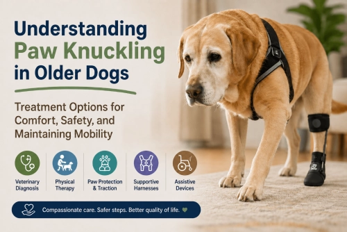 Understanding Paw Knuckling in Older Dogs Treatment Options for Comfort, Safety, and Maintaining Mobility