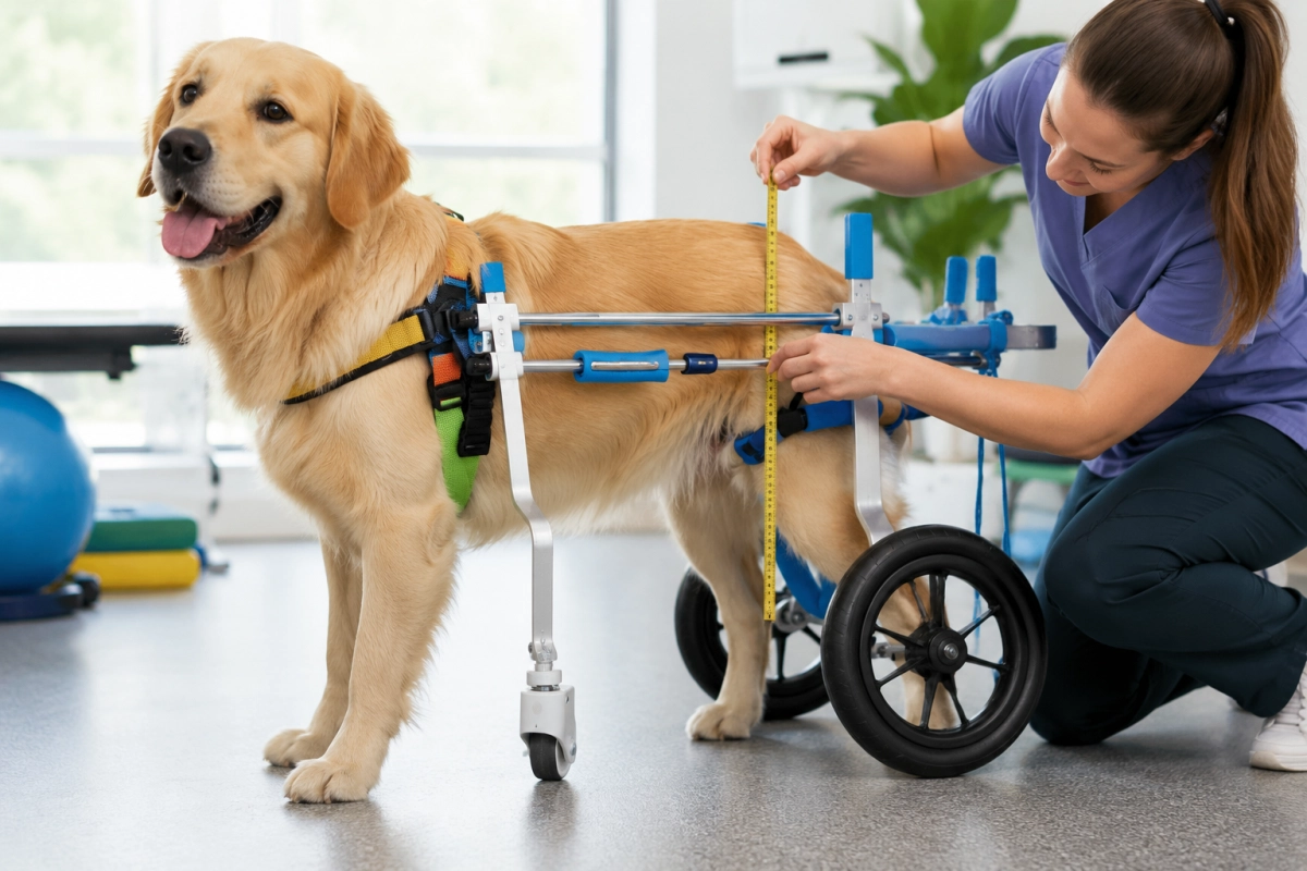 How to Size a Large Dog Wheelchair When Weight and Measurements Conflict: A Step Guide