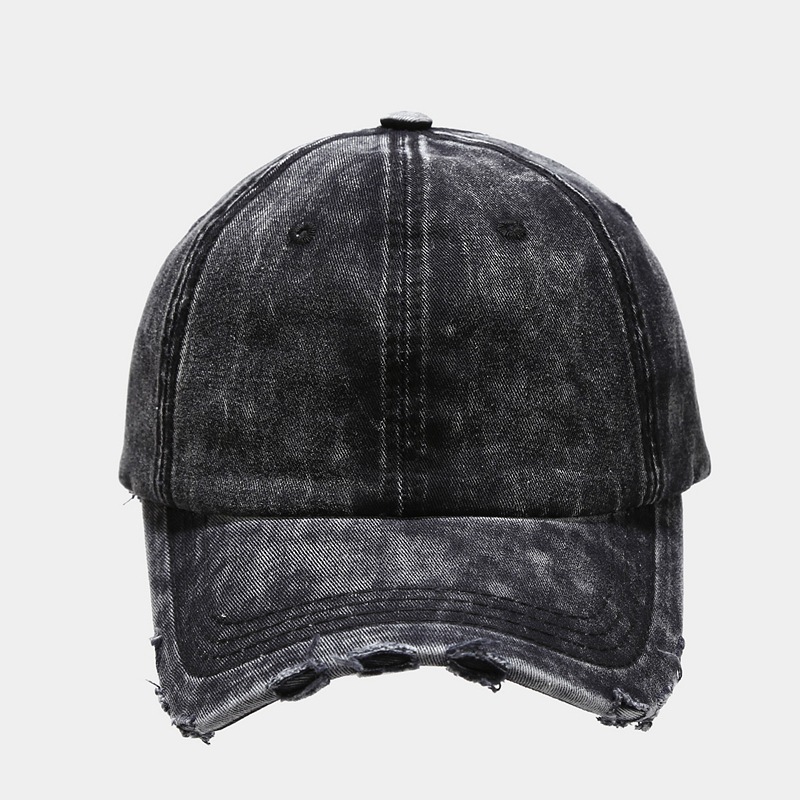 Washed Denim Baseball Cap