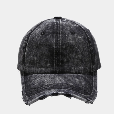Washed Denim Baseball Cap 01