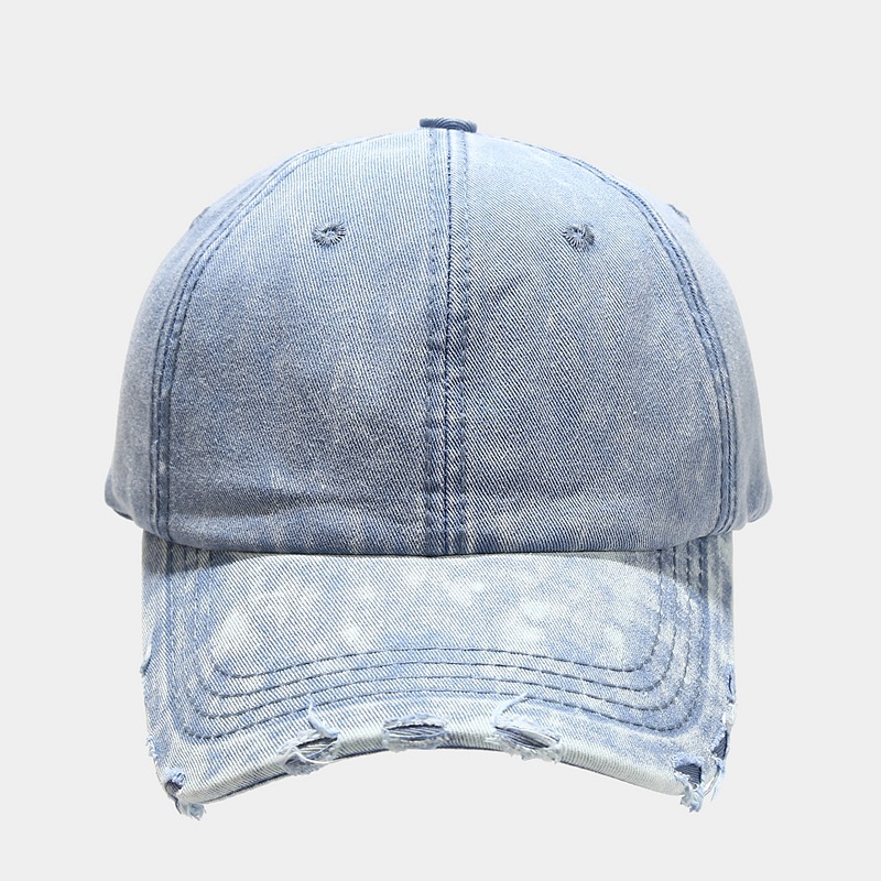 Washed Denim Baseball Cap