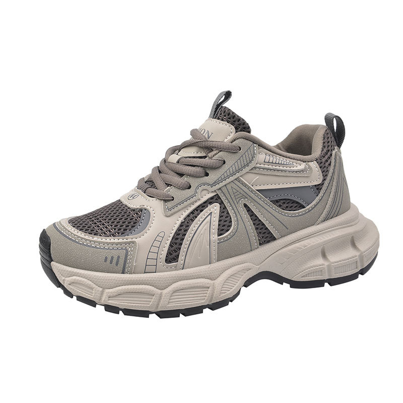 Women Chunky Sneakers Breathable Height Increase Shoes