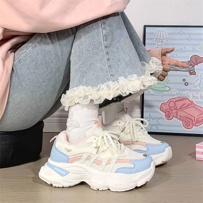 Women Platform Breathable Mesh Casual Sneakers 02