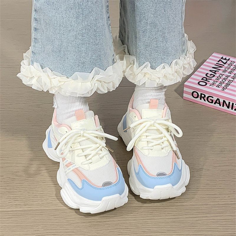 Women Platform Breathable Mesh Casual Sneakers