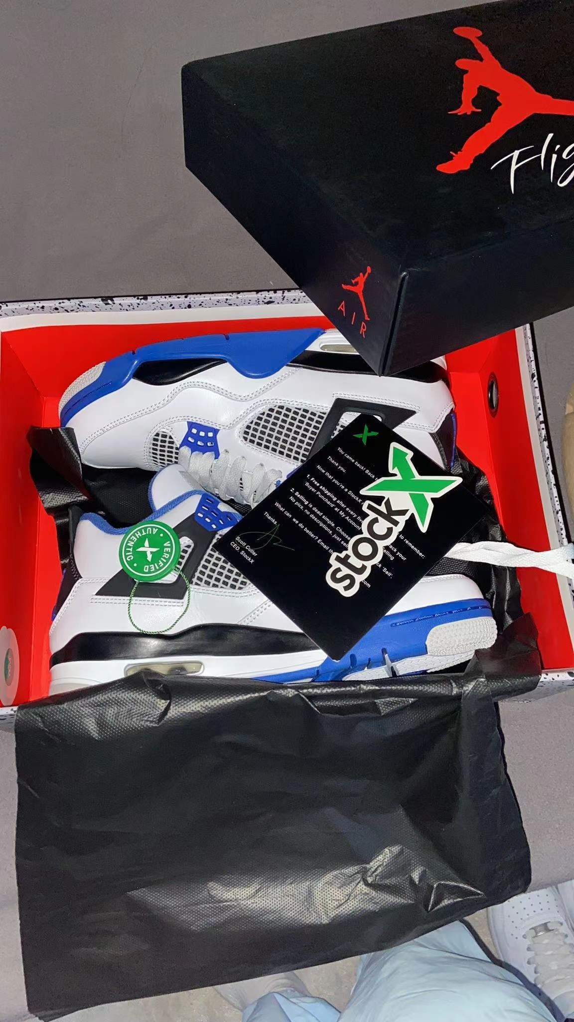 PKGoden  Jordan 4 Retro Motorsports, 308497-117 review 0