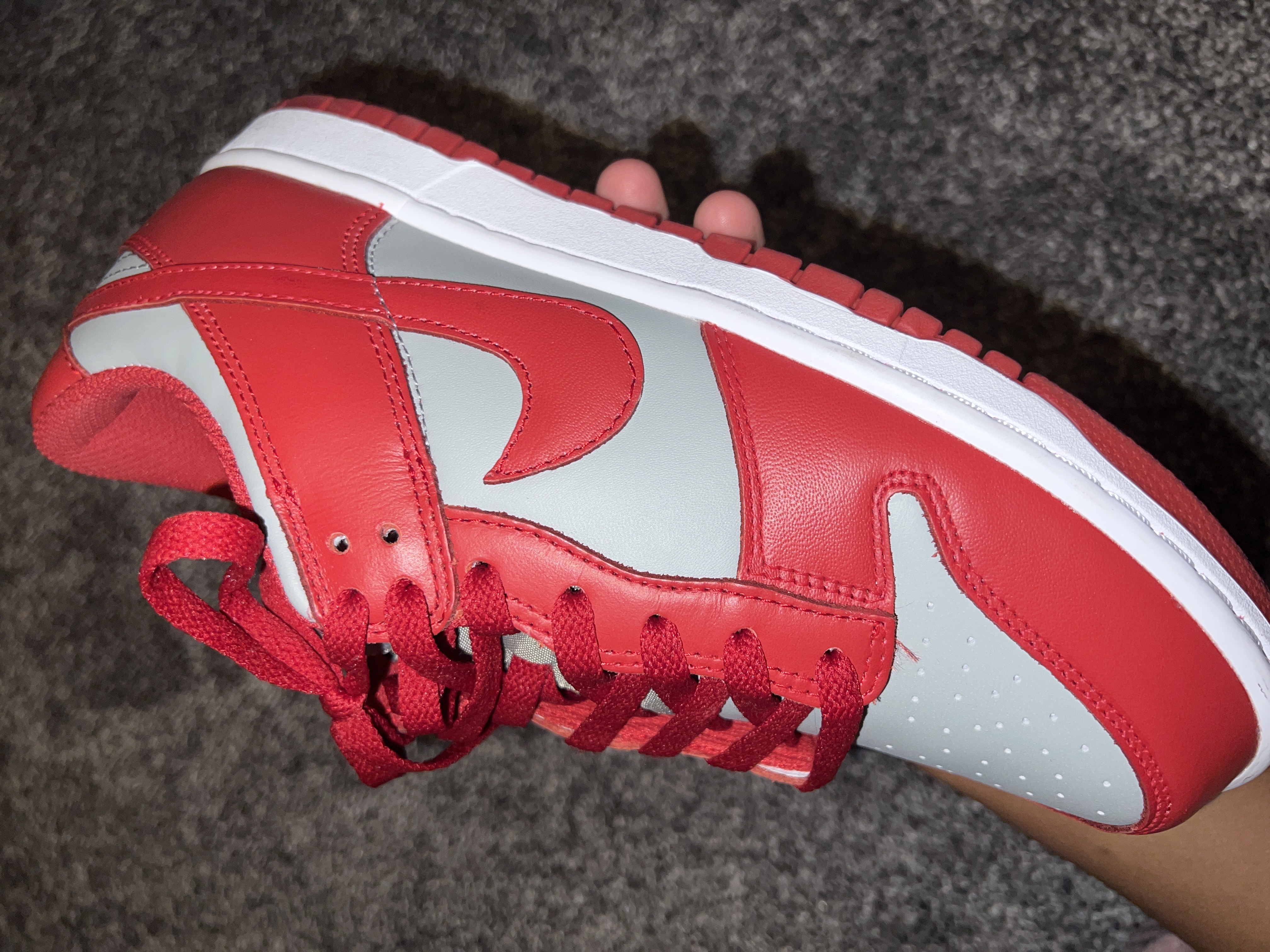 PKGoden  Dunk SB Low Retro Medium Grey Varsity Red UNLV, CW1590-002 review 1