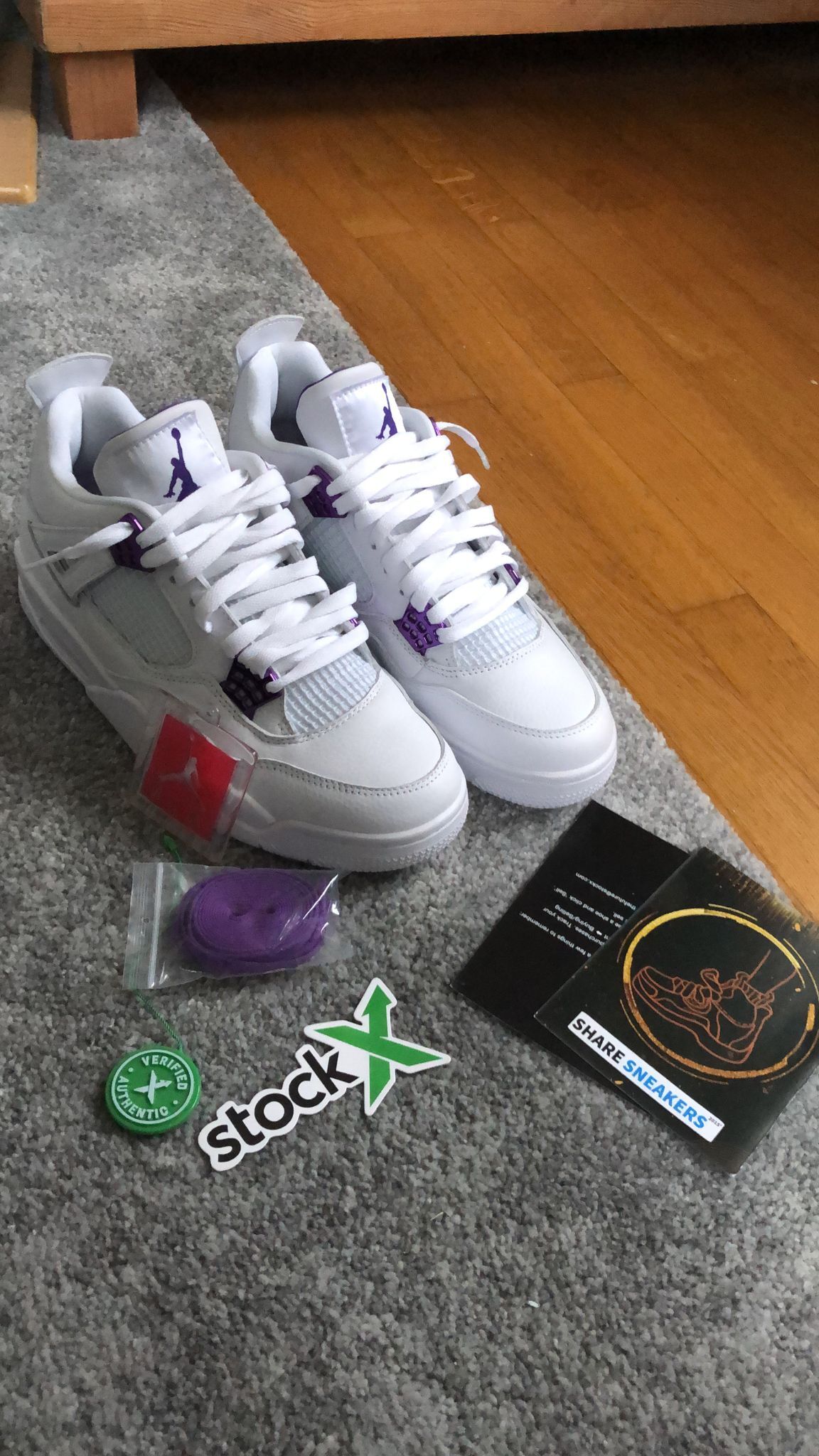 PKGoden  Jordan 4 Retro Metallic Purple, CT8527-115 review 0