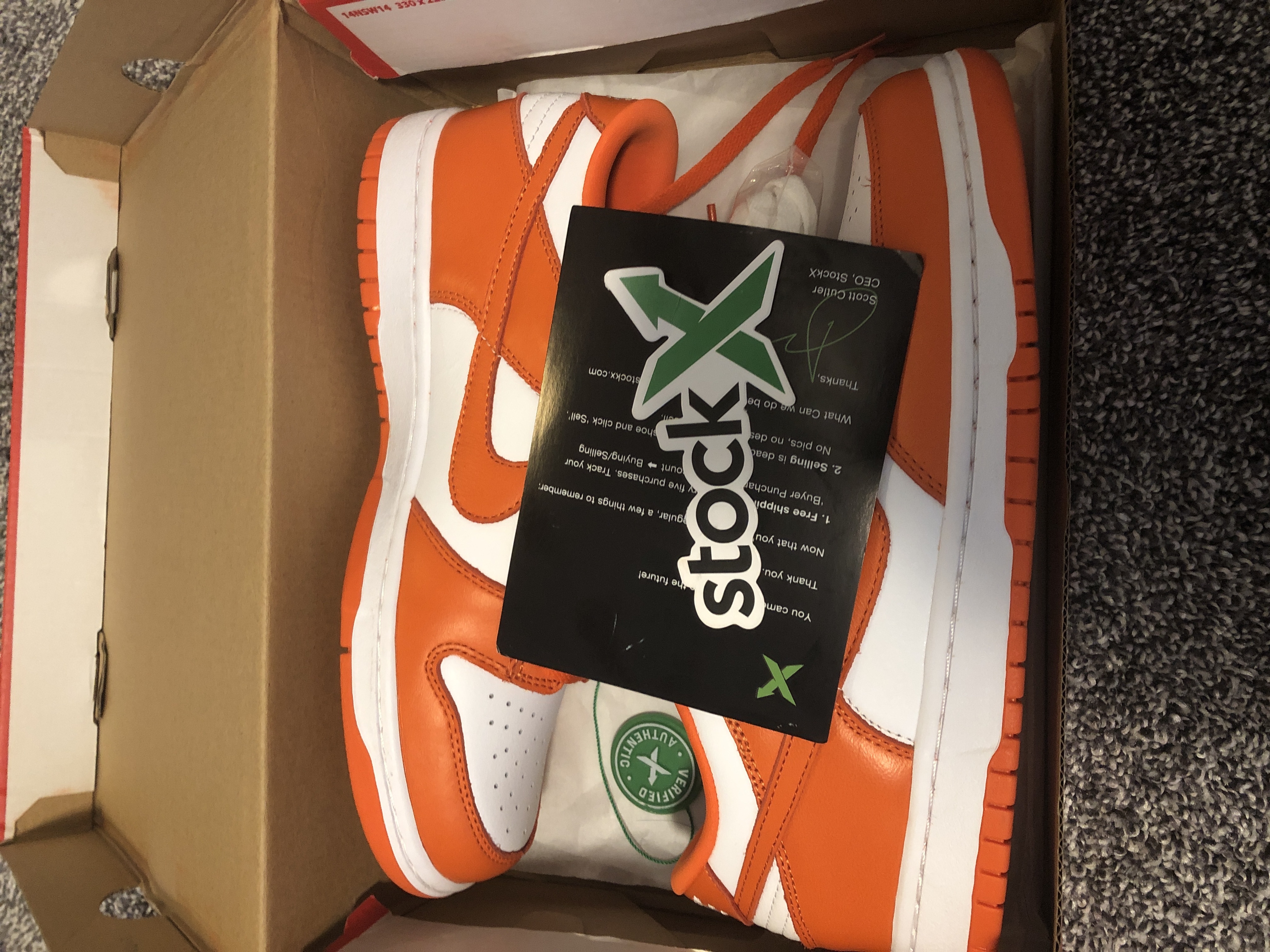 PKGoden  Dunk Low SP Syracuse (2020),CU1726-101 review 0