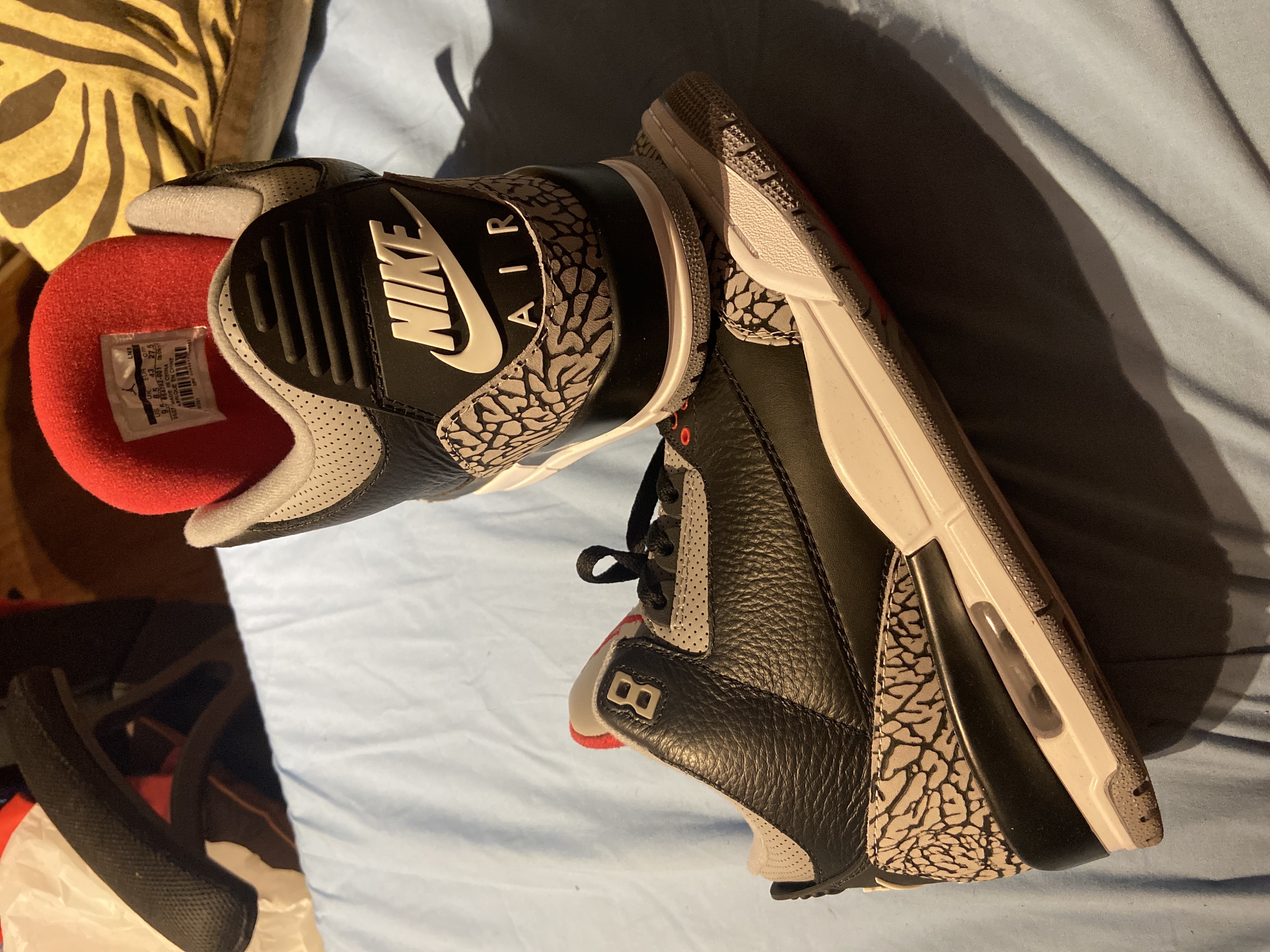 PKGoden  Jordan 3 Retro Black Cement (2018),854262-001 review 0