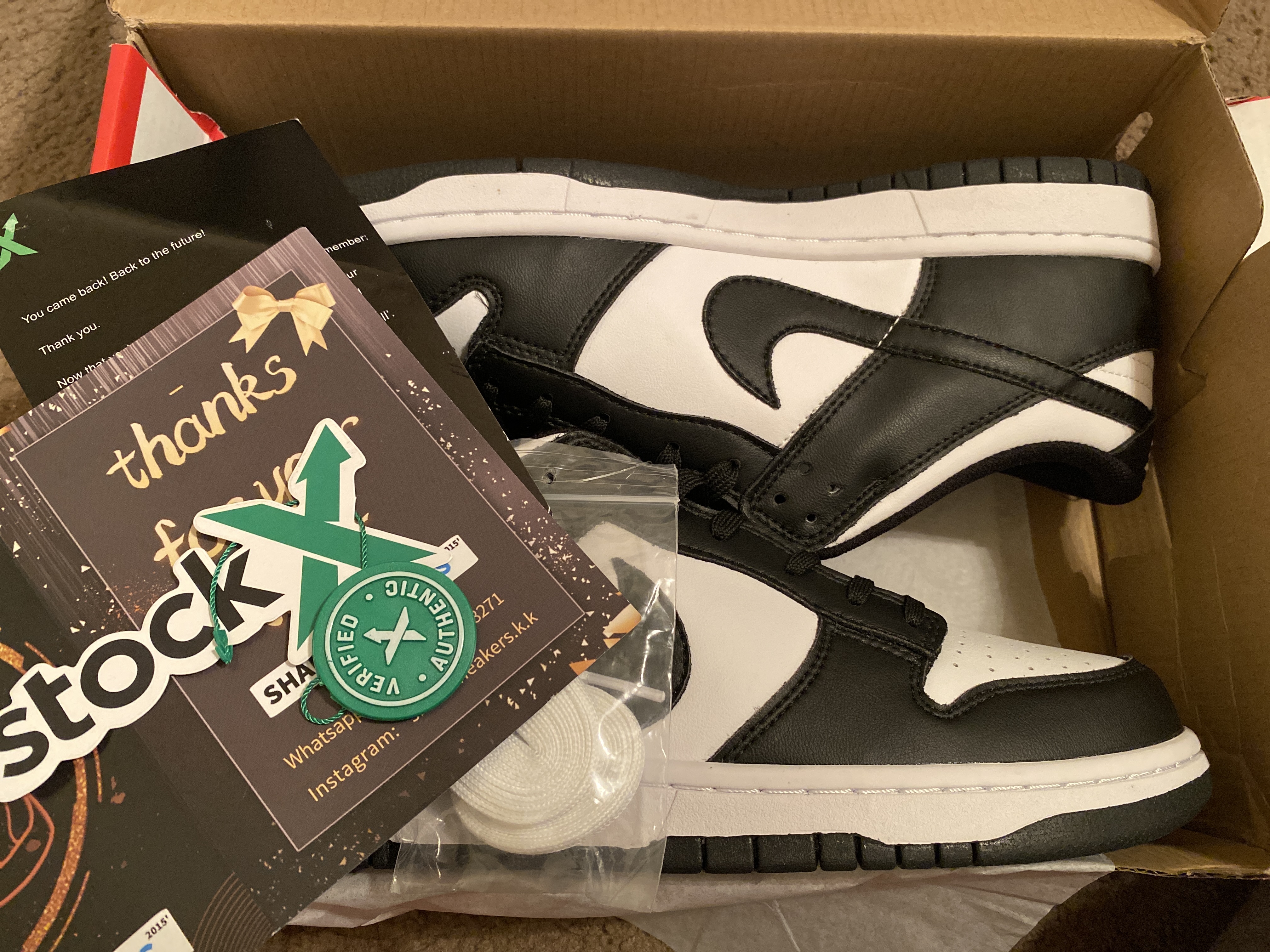 PKGoden  Dunk SB Low Retro White Black panda, DD1391-100  US14 review 0