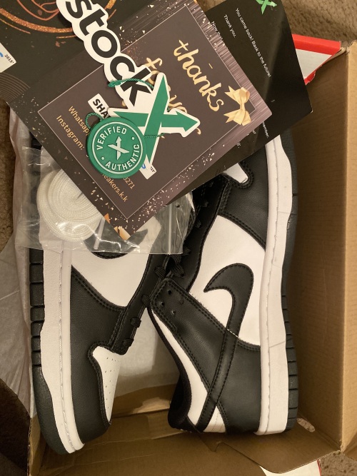 PKGoden  Dunk SB Low Retro White Black panda, DD1391-100  US14 review 