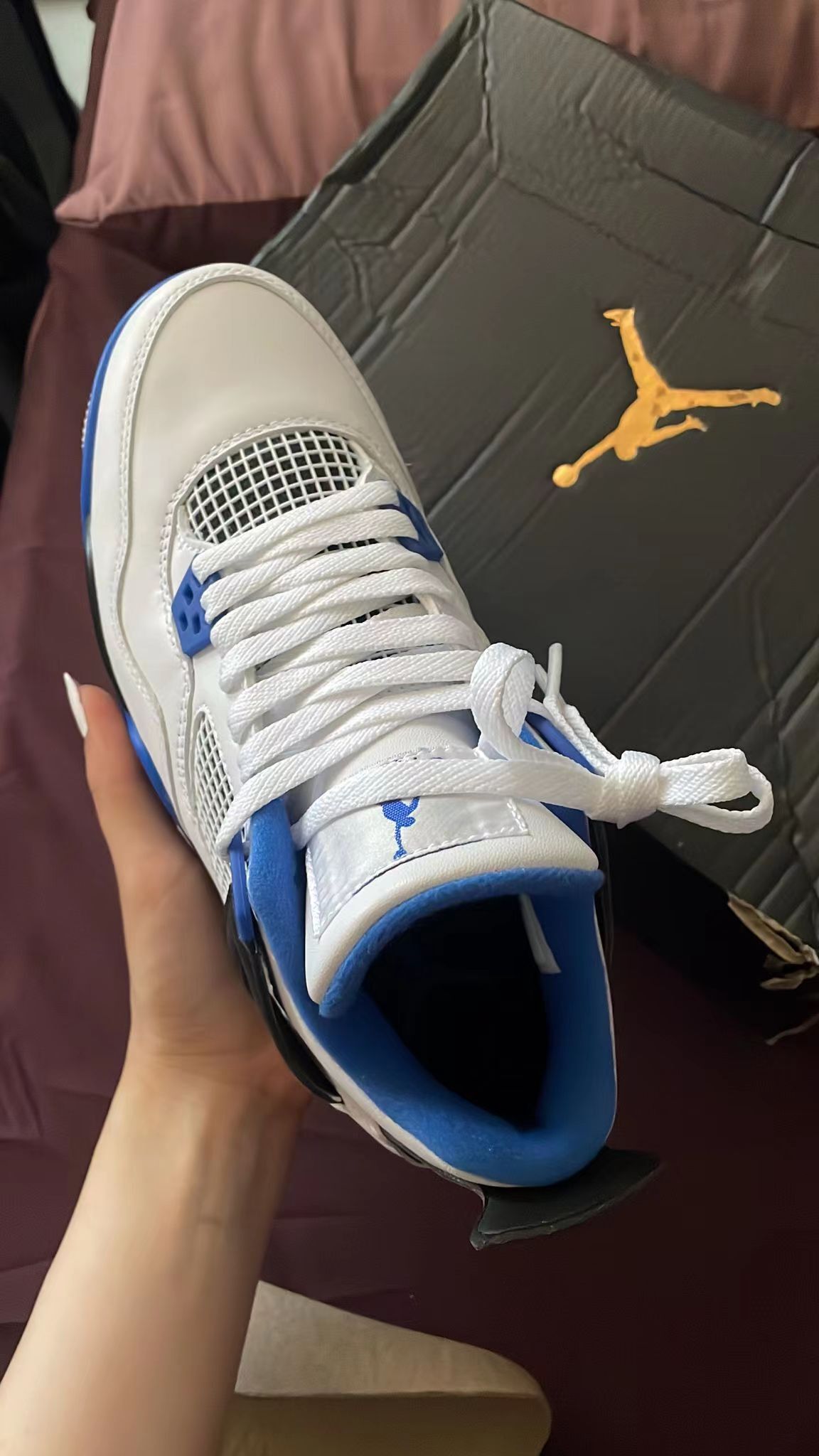 PKGoden  Jordan 4 Retro Motorsports, 308497-117 review 0